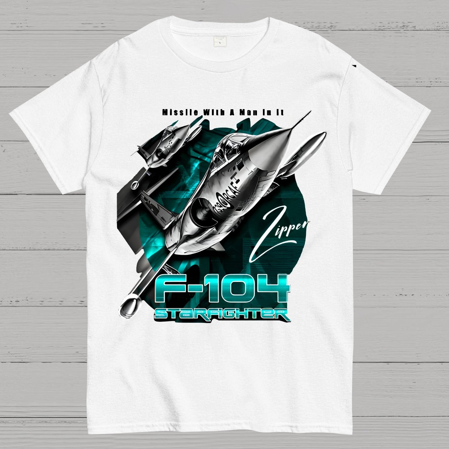 F-104 Starfighter USAF Supersonic Fighter Geek T-Shirt
