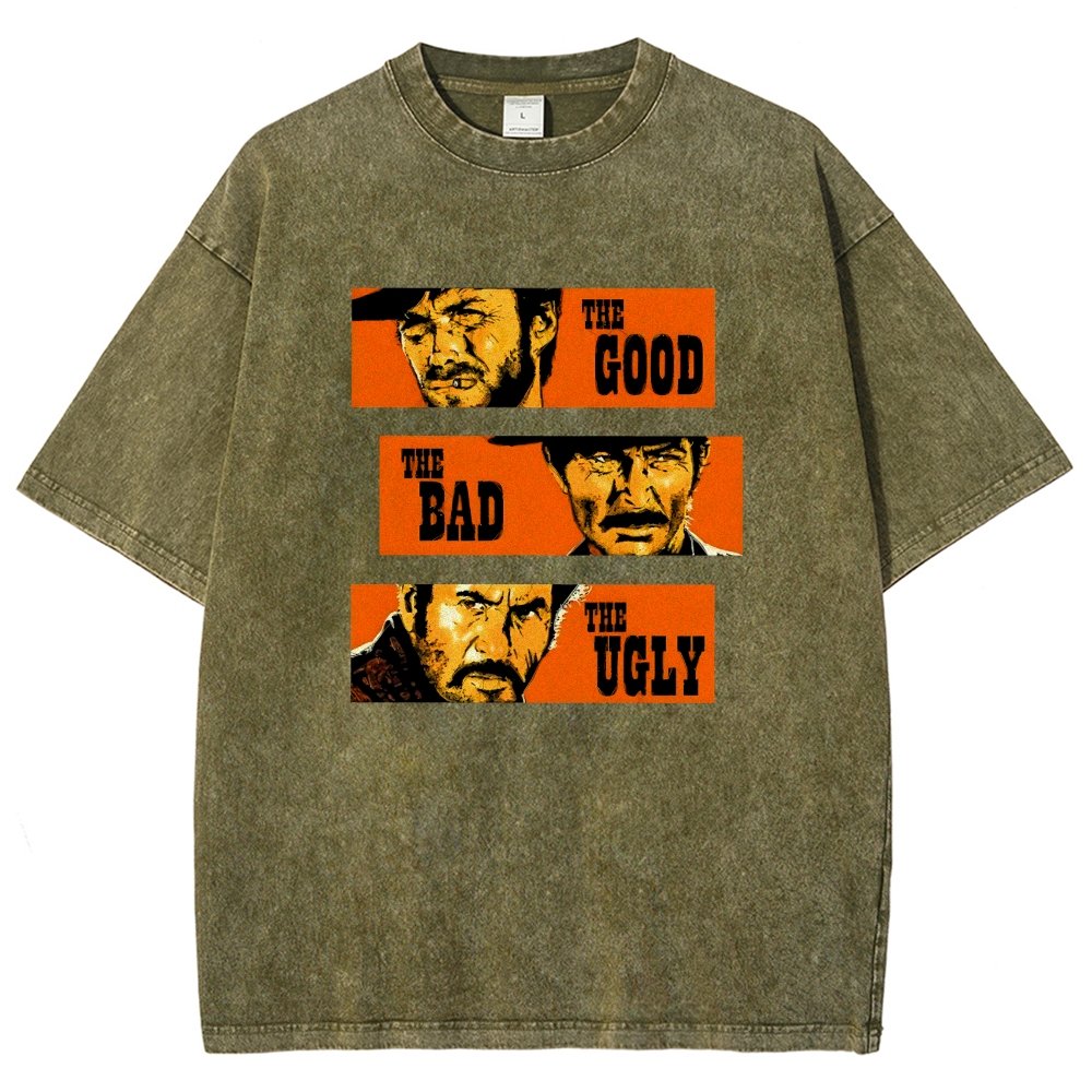 The Good The Bad The Ugly Vintage Distressed T-shirt