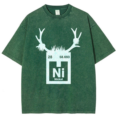 Ni Element Vintage Distressed T-shirt