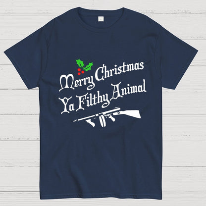 MERRY CHRISTMAS YA FILTHY ANIMAL Geek T-Shirt