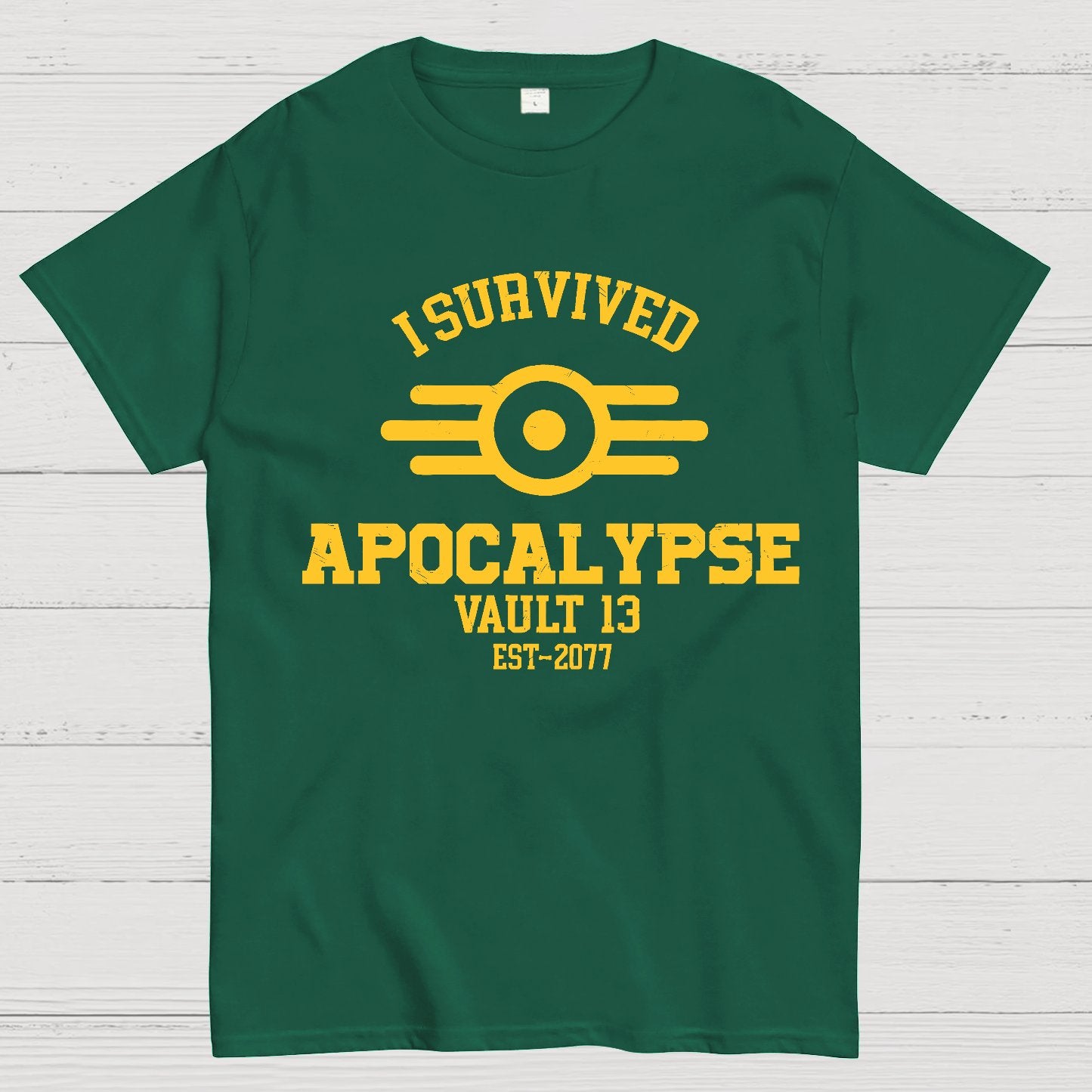I Survived Apocalypse Geek T-Shirt