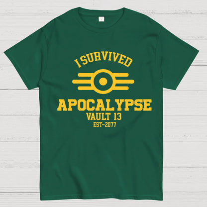 I Survived Apocalypse Geek T-Shirt