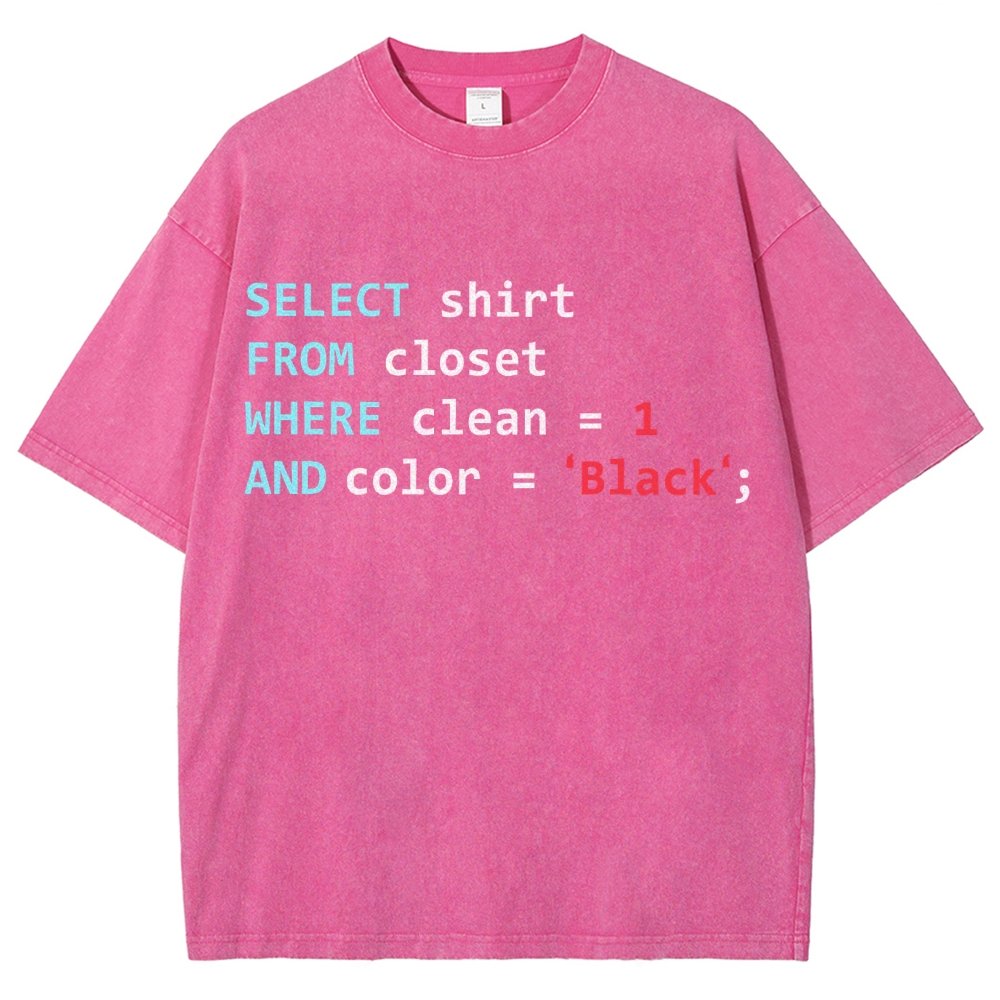Programmer Database Vintage Distressed T-shirt