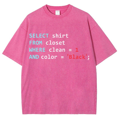 Programmer Database Vintage Distressed T-shirt