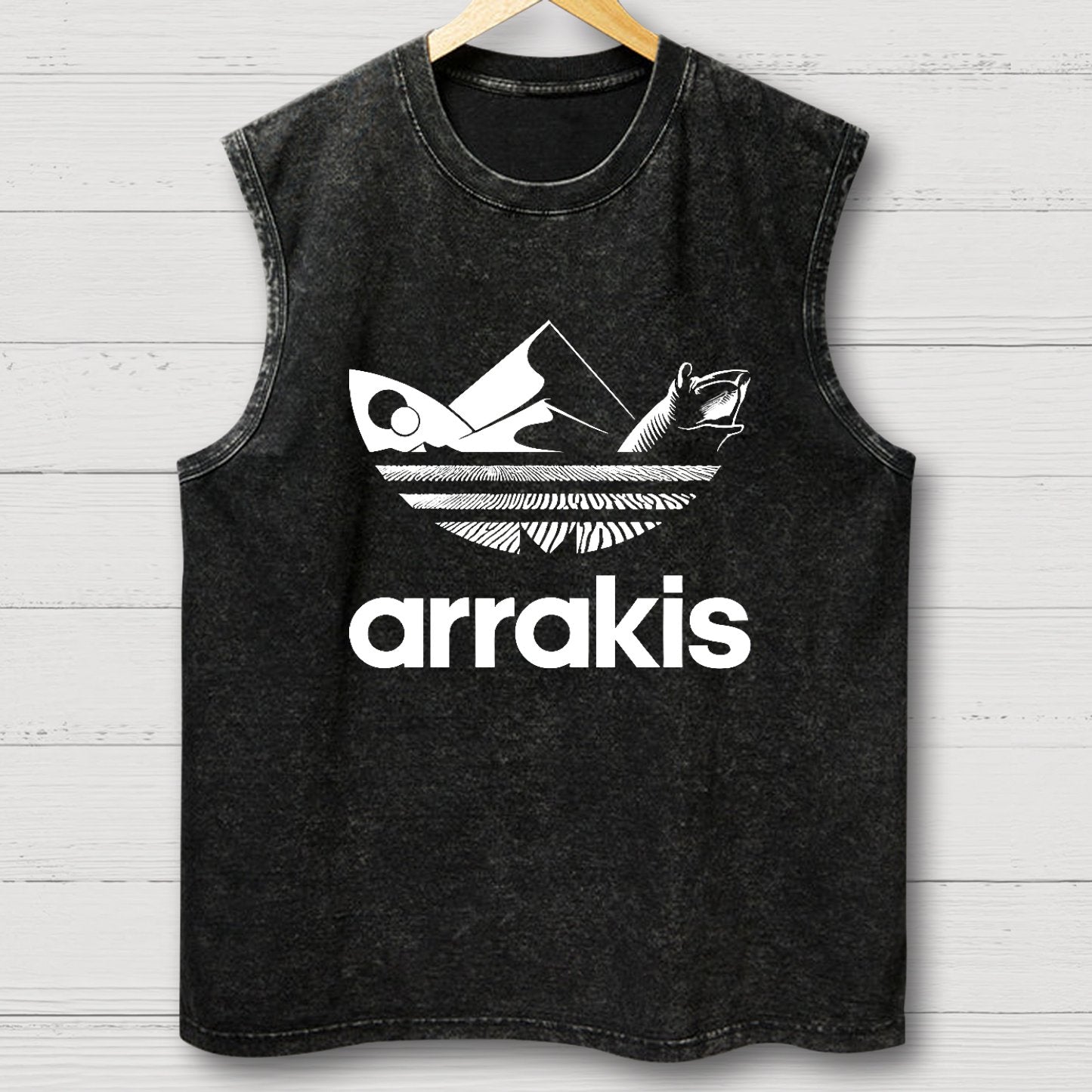 AdiNova Vintage Distressed Washed Tank