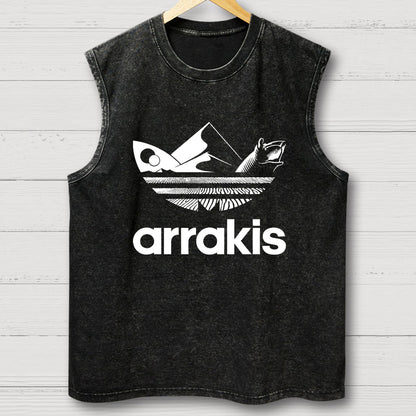 AdiNova Vintage Distressed Washed Tank