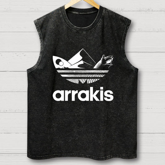 AdiNova Vintage Distressed Washed Tank