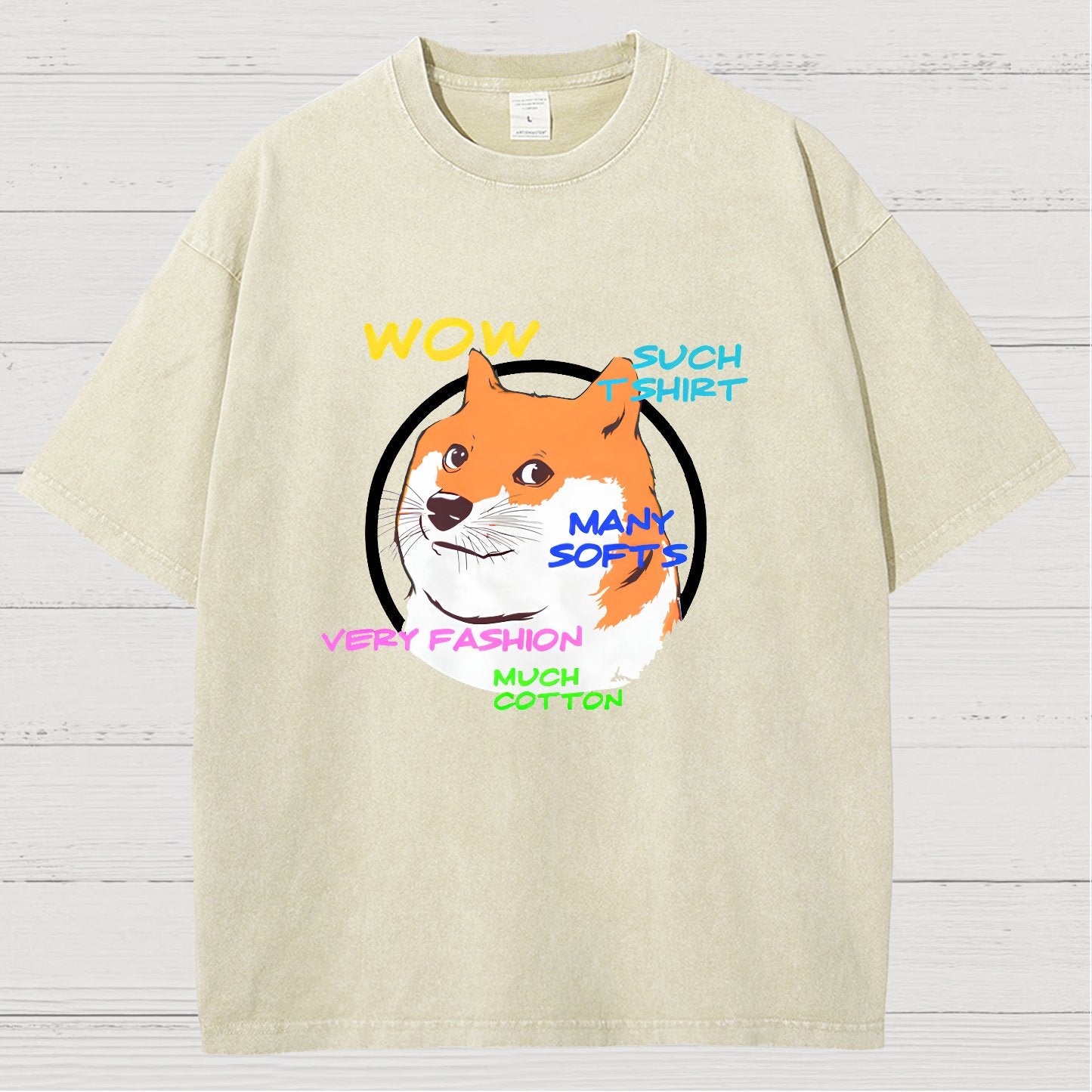 Doge Vintage Distressed T-shirt