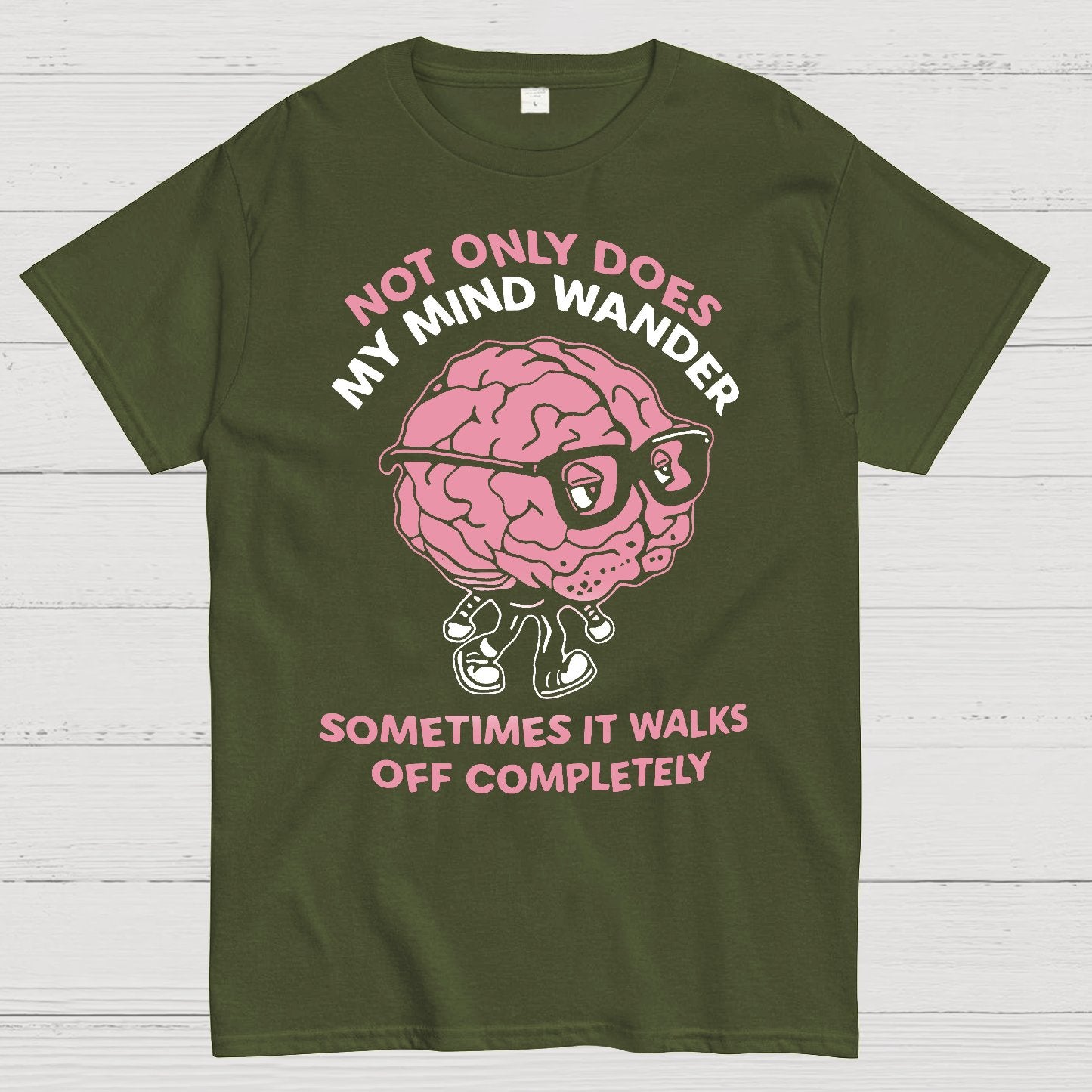 My Mind Wanders Geek T-Shirt