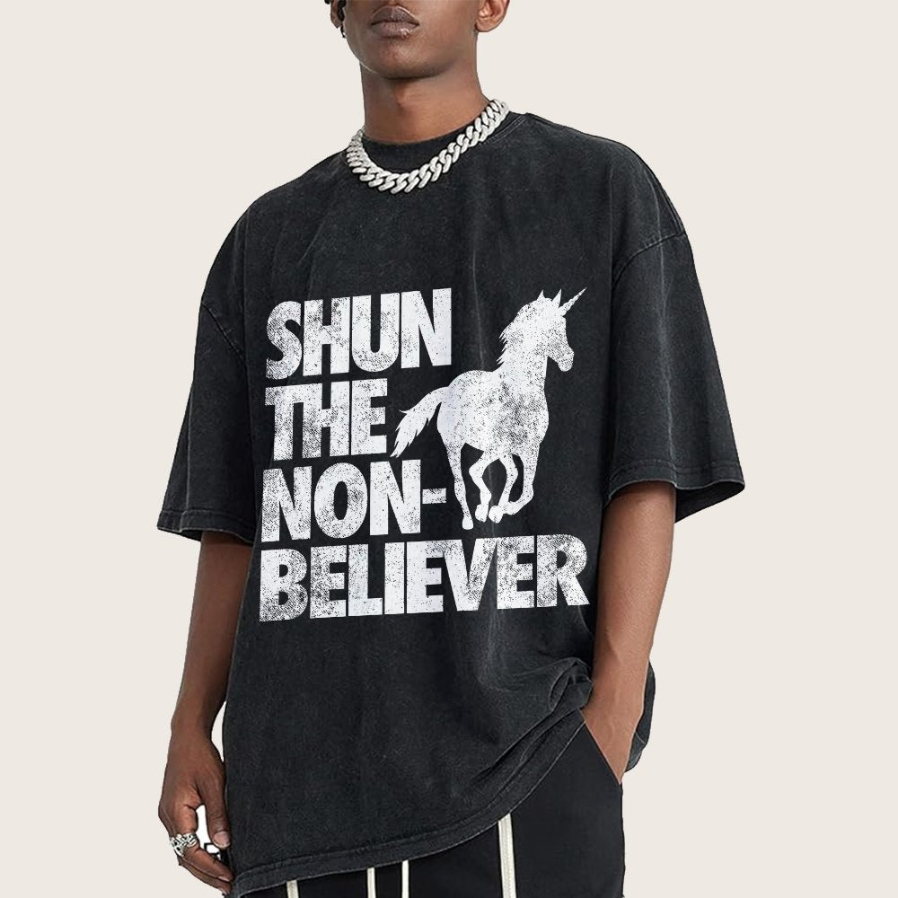 Shun the Non-Believer! Vintage Distressed T-shirt