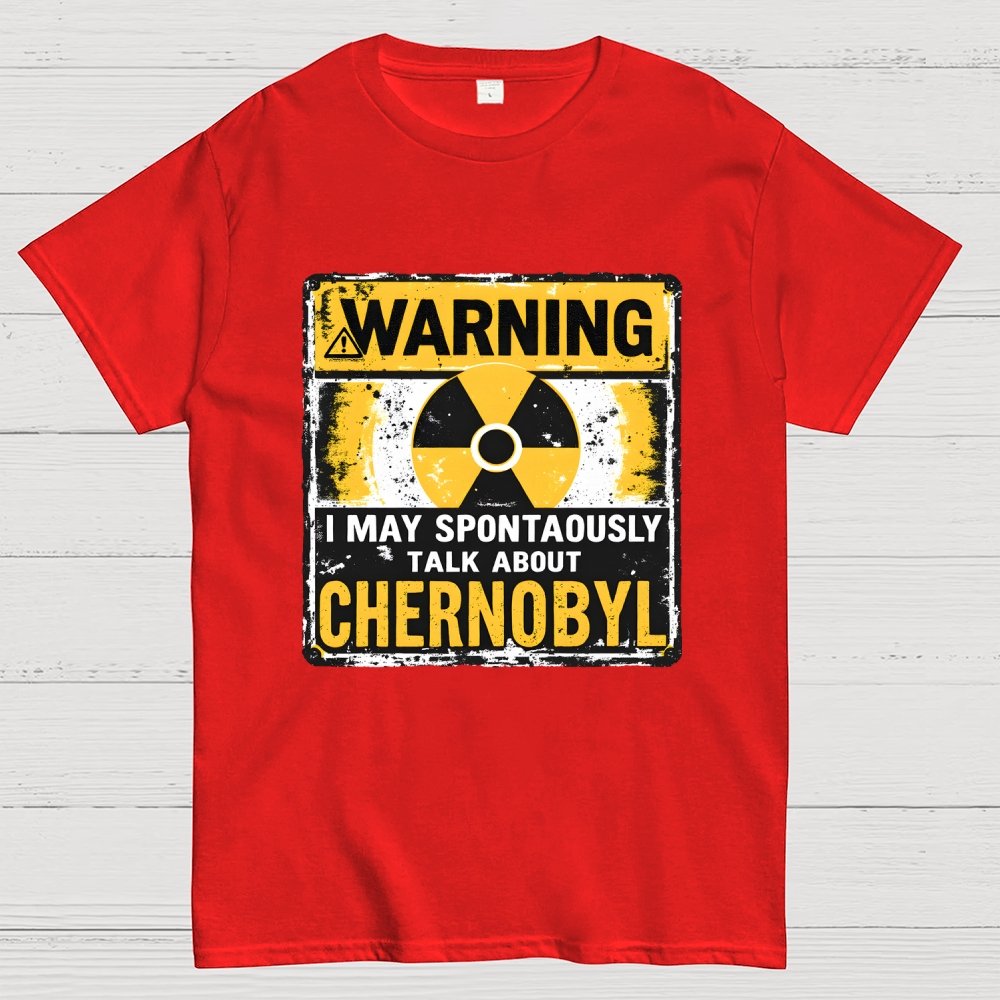 Chernobyl Warning Radiation Geek T-Shirt