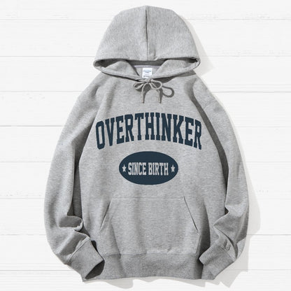 Overthinking Geek Cotton Hoodie