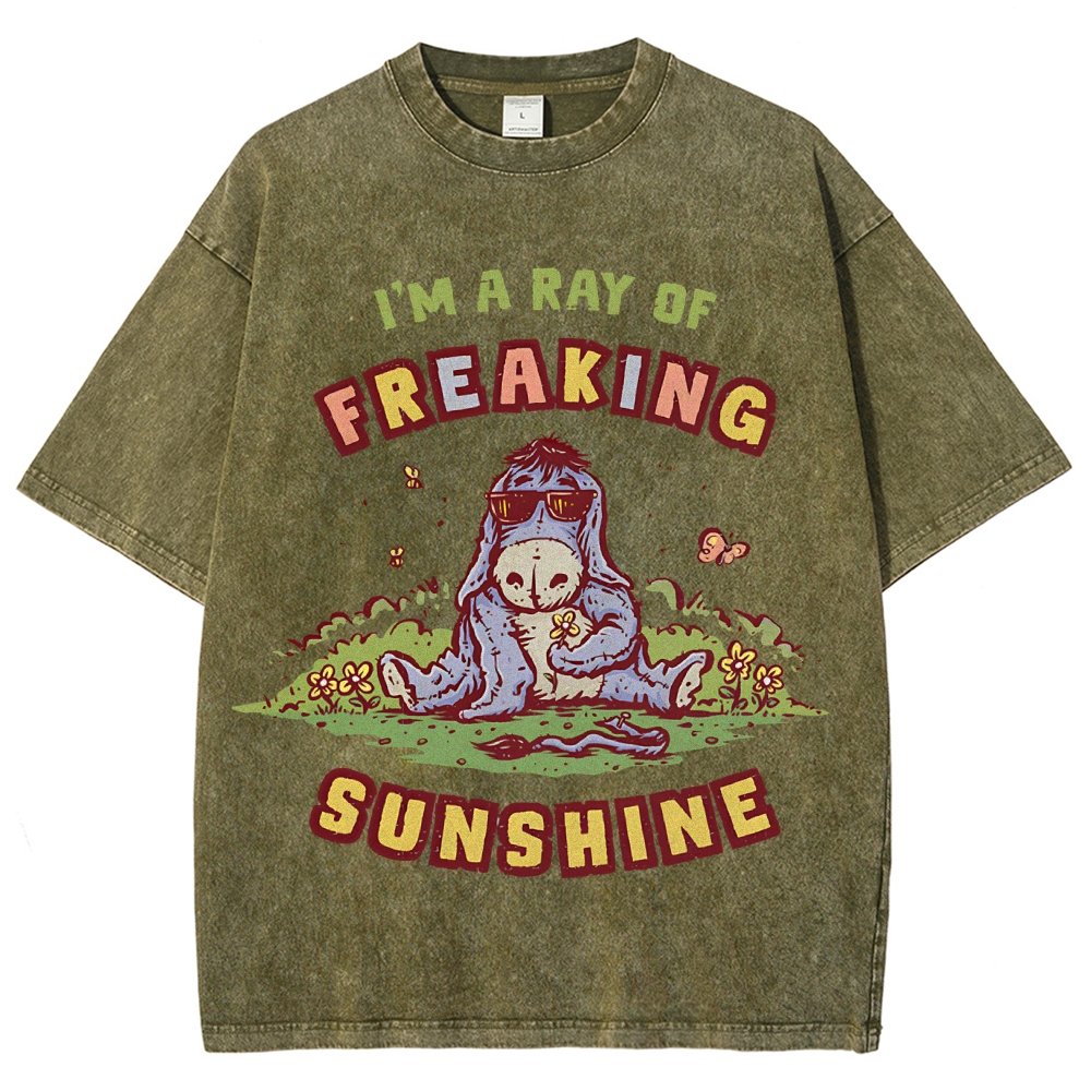 A Freaking Ray Of Sunshine Vintage Distressed T-shirt
