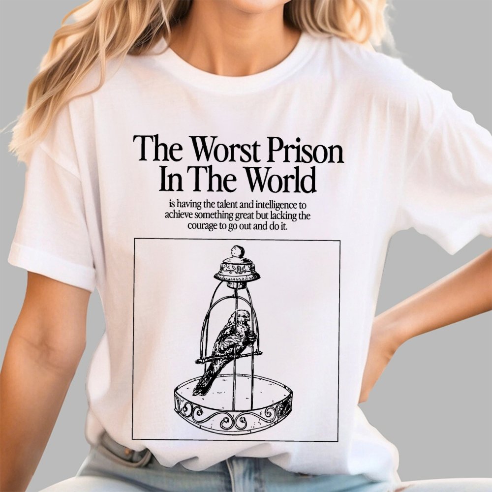 Bird in a cage Geek T-Shirt