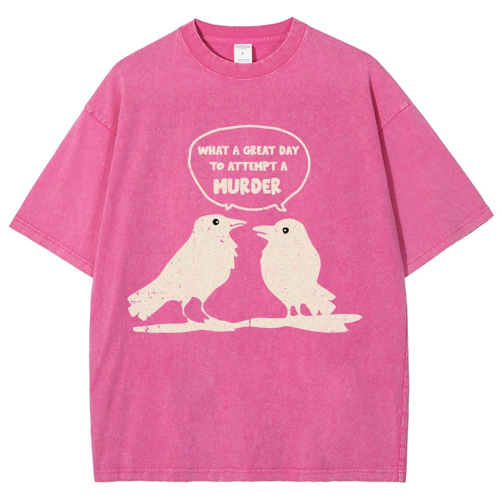 Attempted Murder Vintage Distressed T-shirt