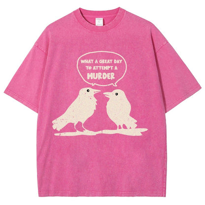 Attempted Murder Vintage Distressed T-shirt