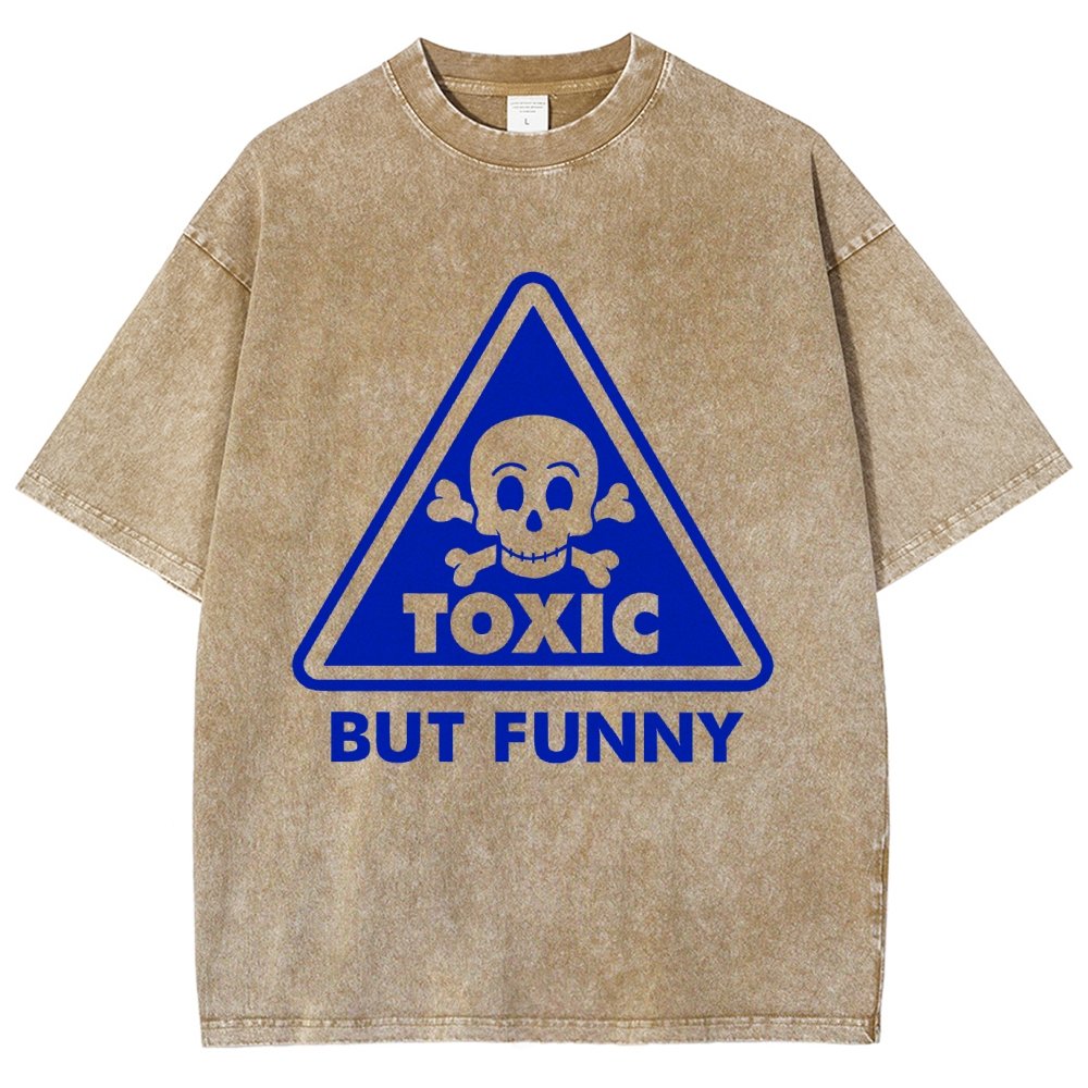 Toxic but Funny Vintage Distressed T-shirt