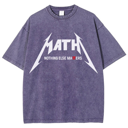 Math Nothing Else Matters Vintage Distressed T-shirt