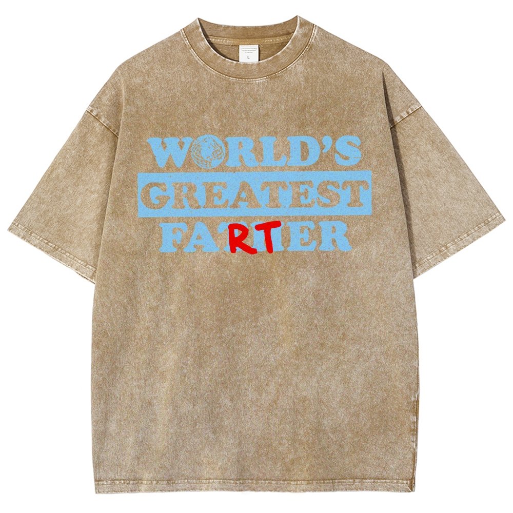 Father's Day Farter Vintage Distressed T-shirt