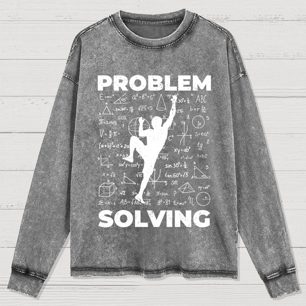 PROBLEM SOLVING Washed Long Sleeve Tee