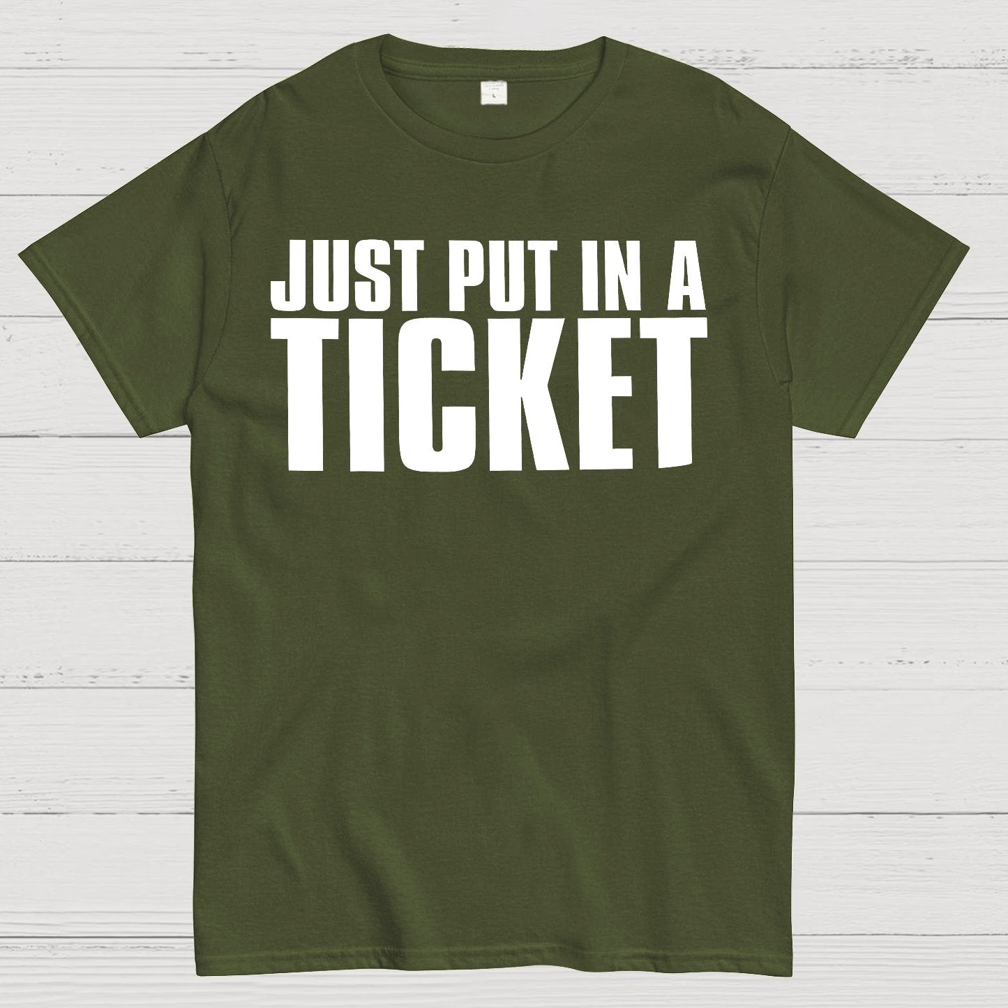 Just Put In A Ticket Shirt Tech Support Checklist Geek T-Shirt