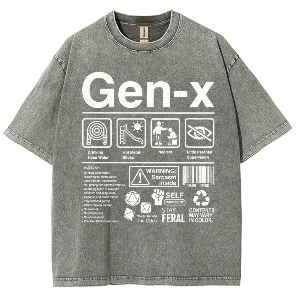 Gen X Label Vintage Distressed T-shirt