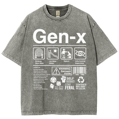 Gen X Label Vintage Distressed T-shirt