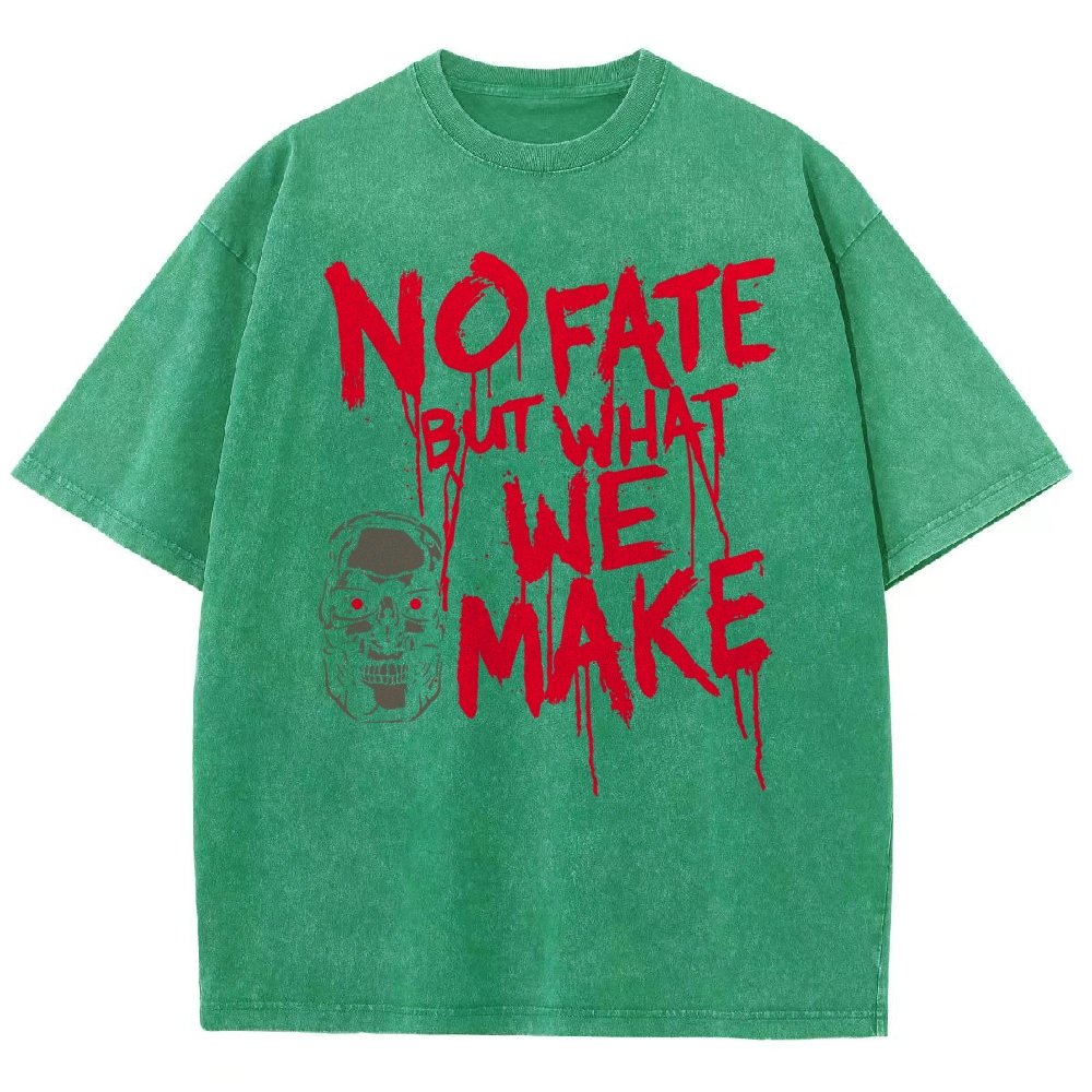No Fate! Vintage Distressed T-shirt