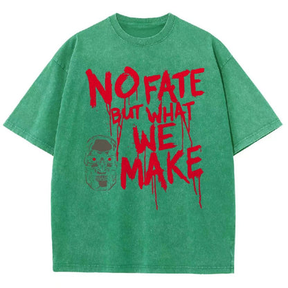 No Fate! Vintage Distressed T-shirt