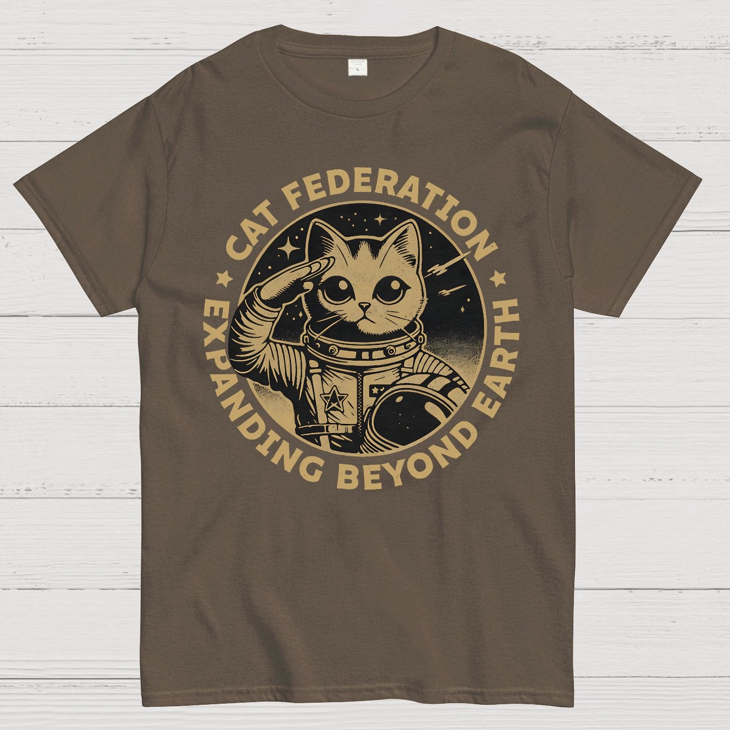 Universal Domination Cat Geek T-Shirt