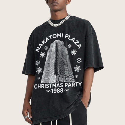 Holiday Christmas Party Vintage Distressed T-shirt