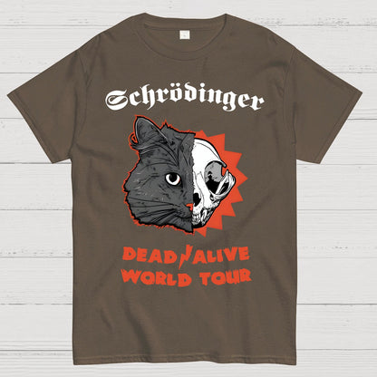 Schrodinger -Dead   Alive World Tour Geek T-Shirt