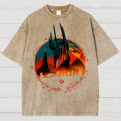 Fiery Mountain Quest Vintage Distressed T-shirt