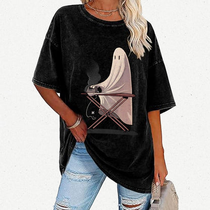 Self-Ironing Vintage Distressed T-shirt