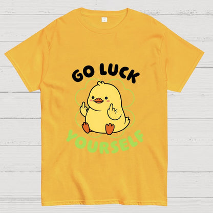Go Luck Yourself Duck Geek T-Shirt