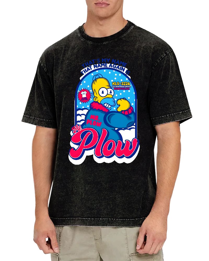 Mr. Plow Vintage Distressed T-shirt