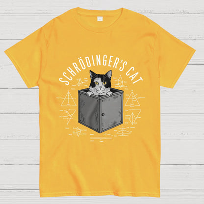 Schrodinger Cat In Box & Formulas Geeky T-Shirt
