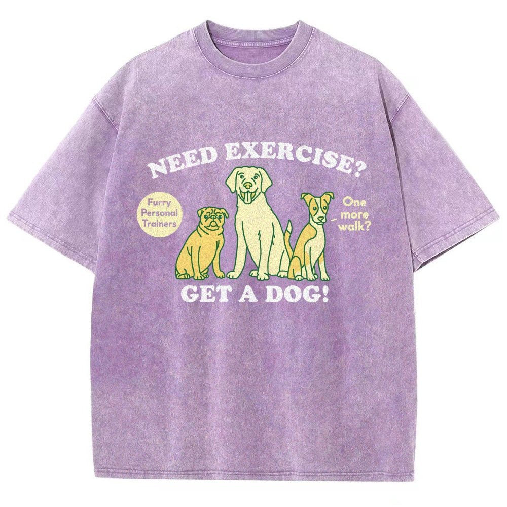 My Dog is My Personal Trainer Vintage Distressed T-shirt
