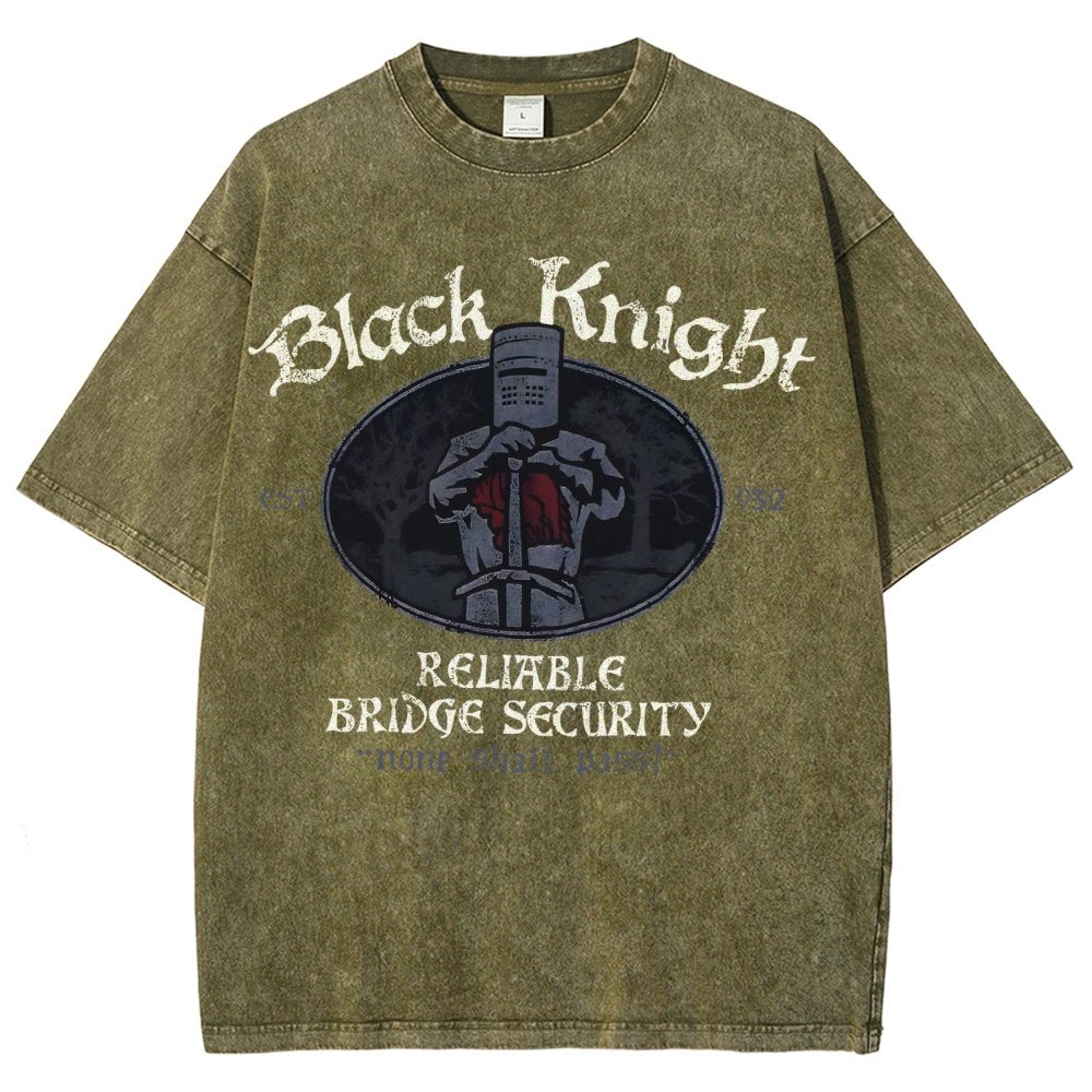 Black Knight Vintage Distressed T-shirt