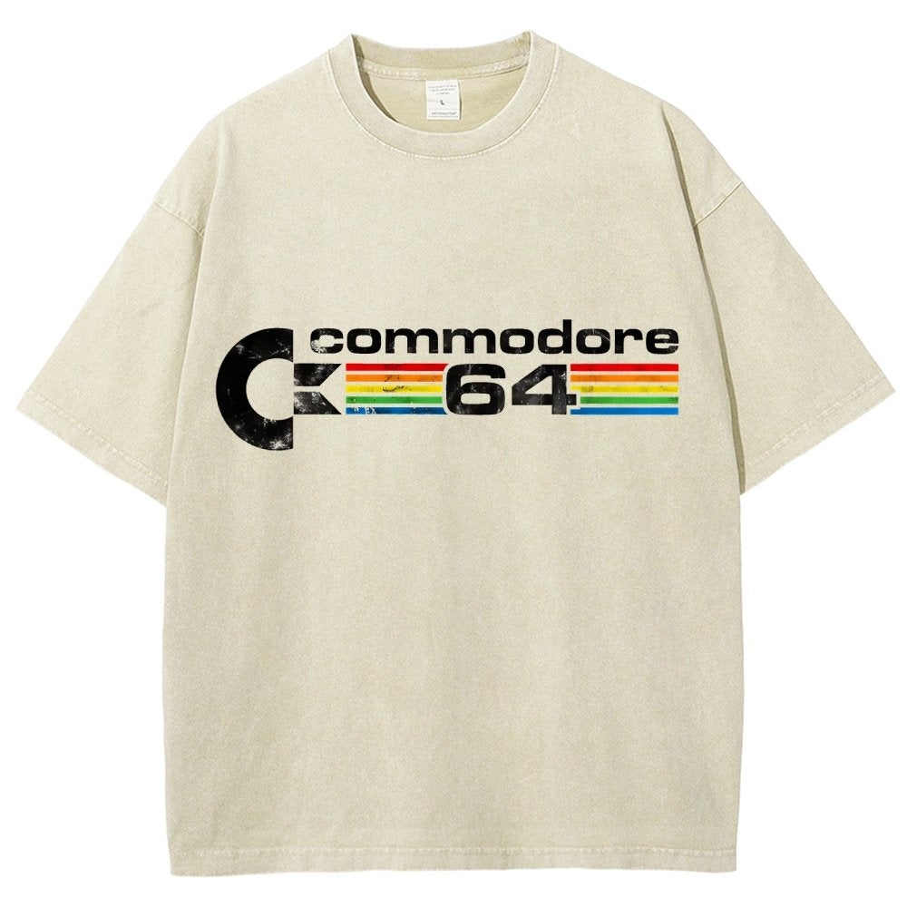 Commodore 64 Retro Vintage Distressed T-shirt
