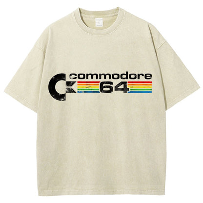 Commodore 64 Retro Vintage Distressed T-shirt