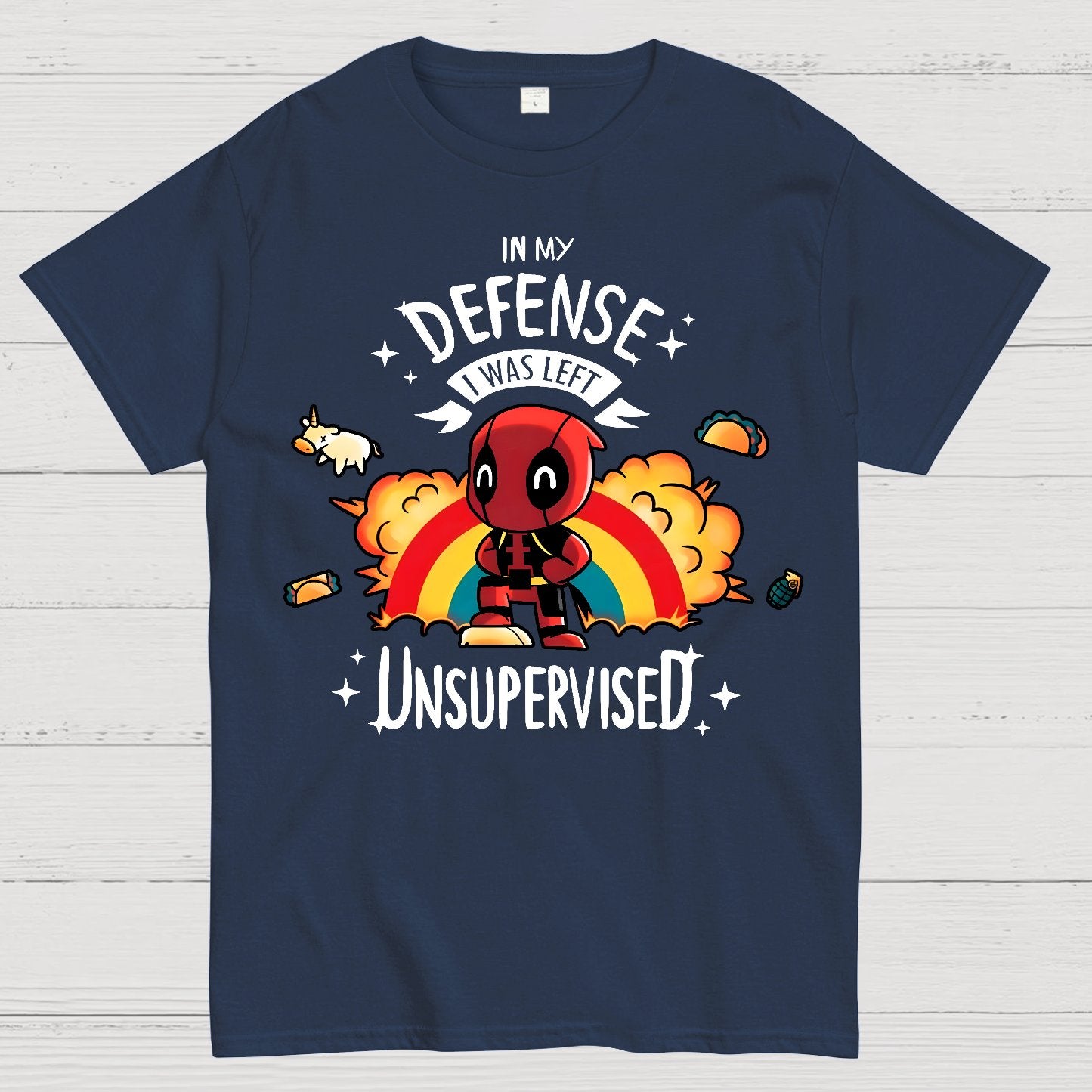 In My Defence  I Was Left Unsupervised. Geek T-Shirt