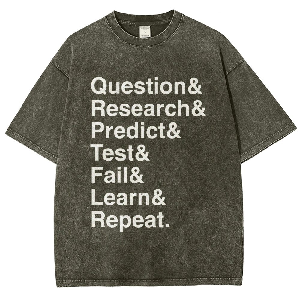Scientific Method Vintage Distressed T-shirt