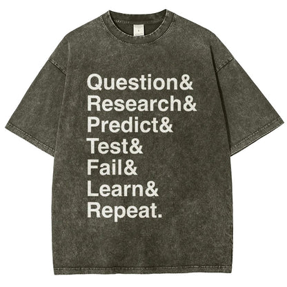 Scientific Method Vintage Distressed T-shirt