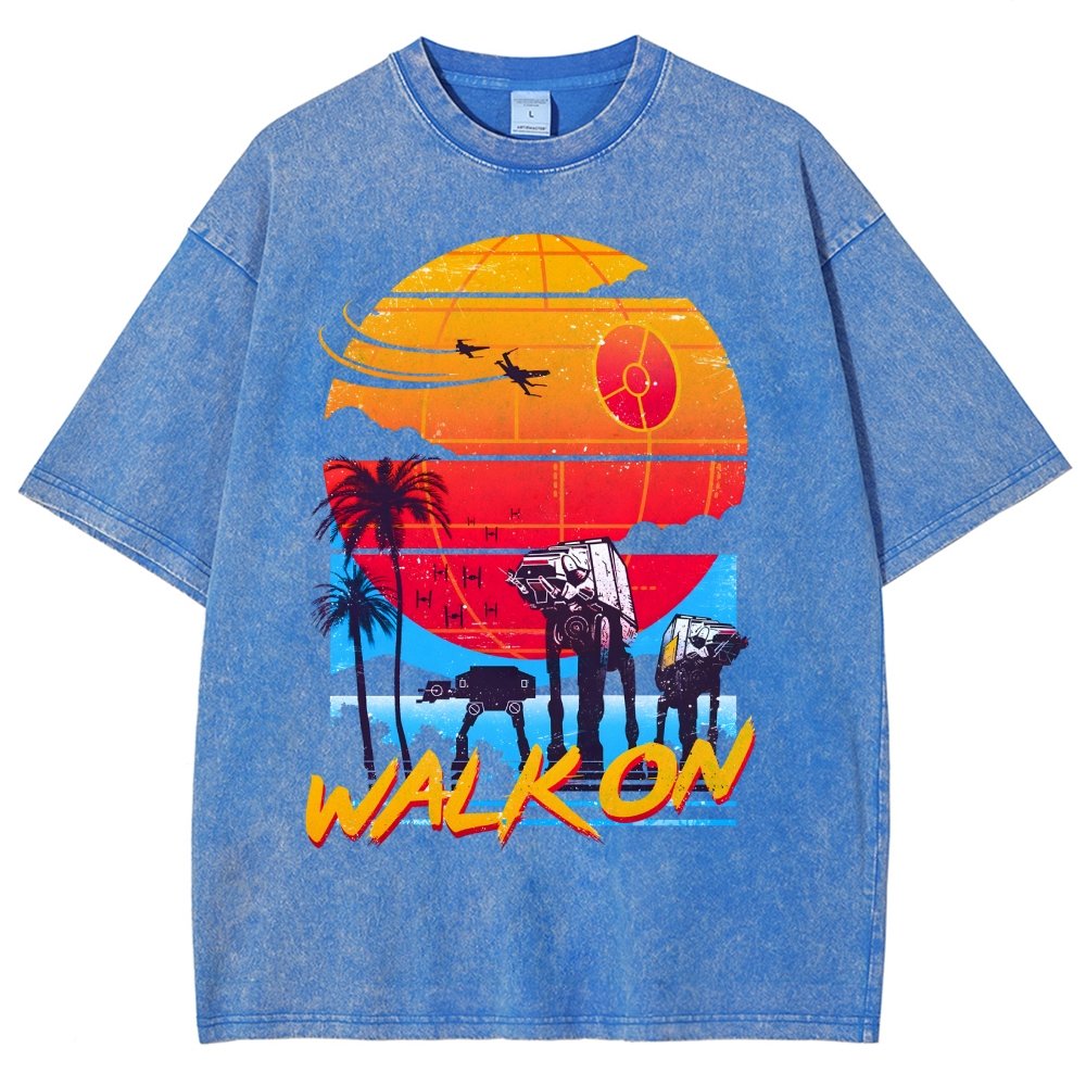 Walk On Vintage Distressed T-shirt