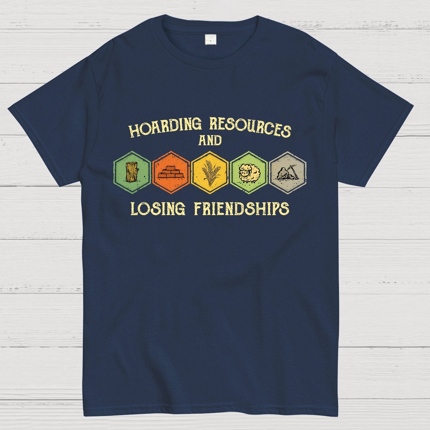 Hoarding Resources And Losing Friends Geek T-Shirt