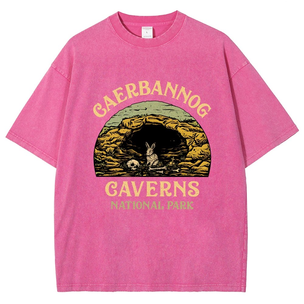 Mystic Caverns National Park Vintage Distressed T-shirt