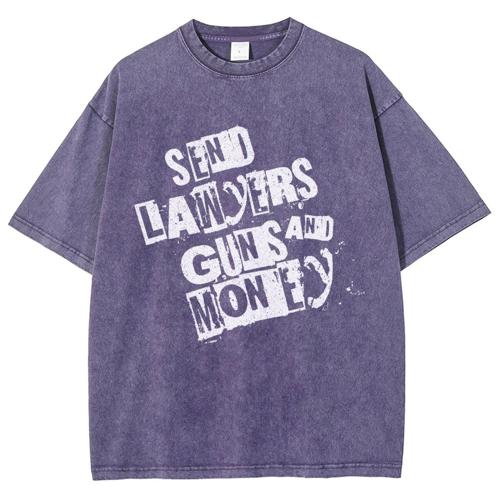 Send Lawyers Guns And Money Vintage Distressed T-shirt