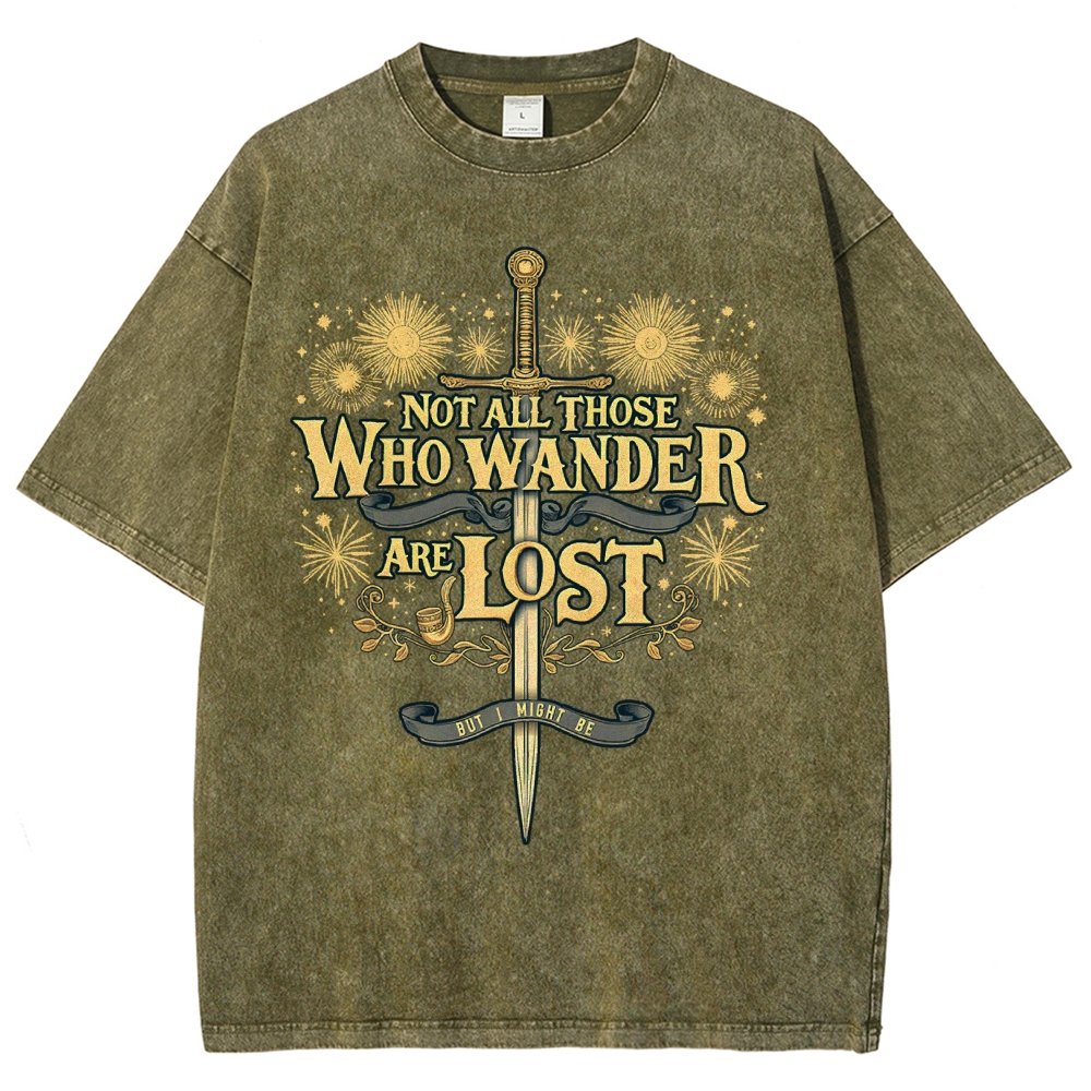 I might be lost Vintage Distressed T-shirt