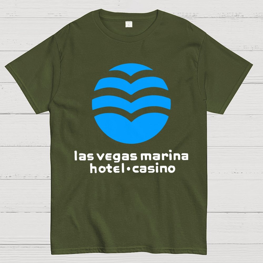Marina Hotel & Casino - Vintage Las Vegas Unisex Geek T-Shirt
